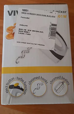 Hand mixer