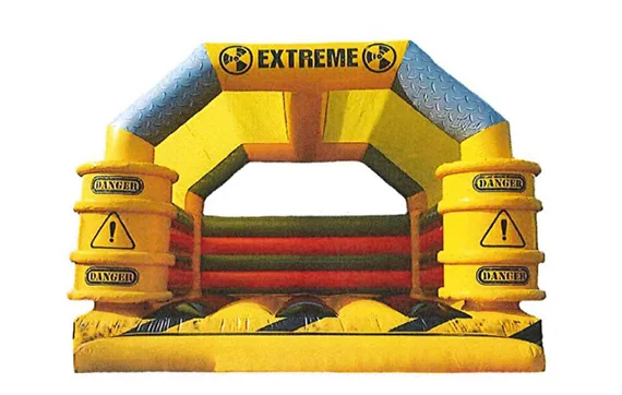 Inflatable play equipment