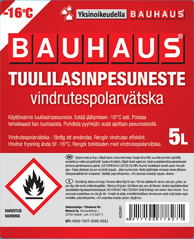 Car windscreen washing fluid