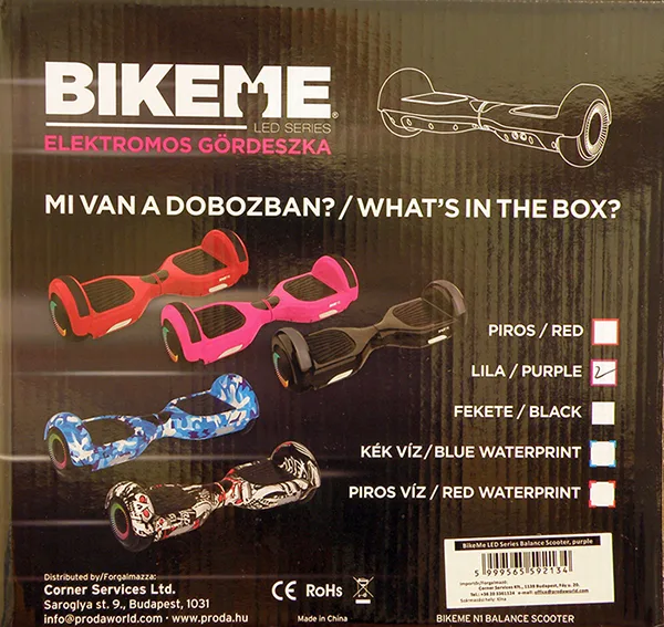 Self-balancing scooter (hoverboard)