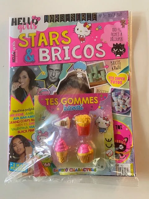 Tes gommes kawaï