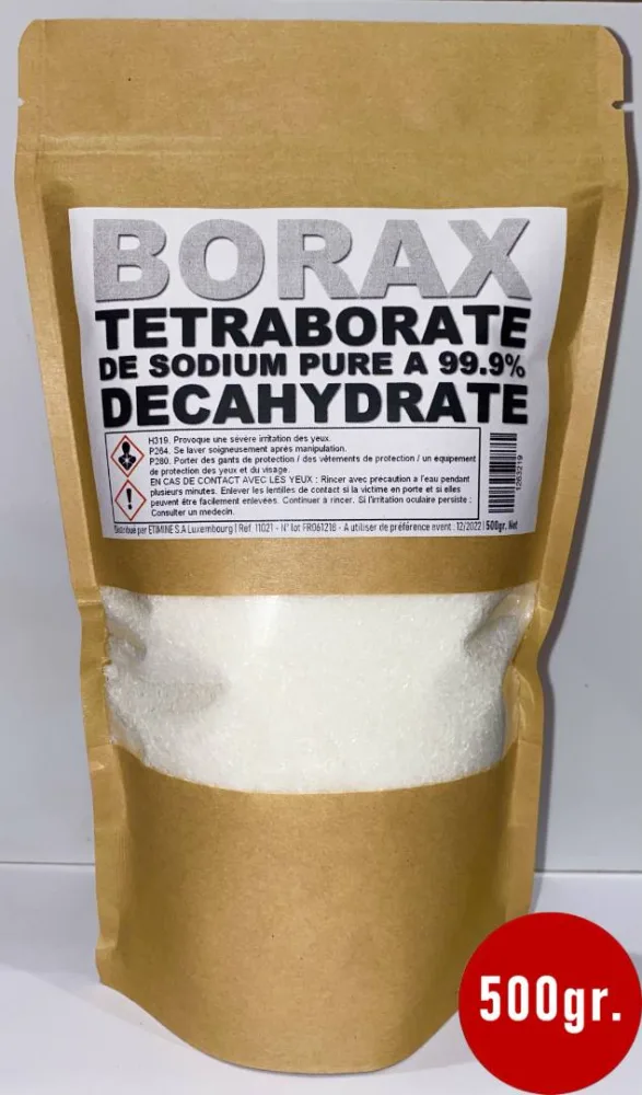 Borax decahydraté | tetraborate de sodium