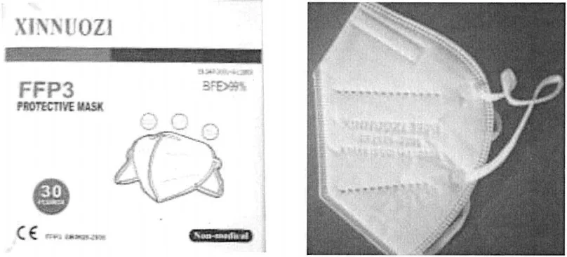 Particle filter mask