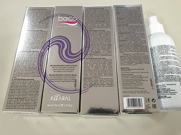 Leave-in spray for coloured hair
