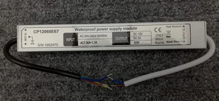 Electronic controlgear for LED module