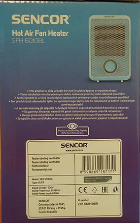 Fan heater