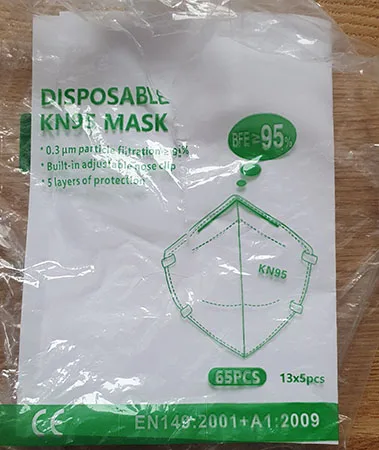 Particle filter mask