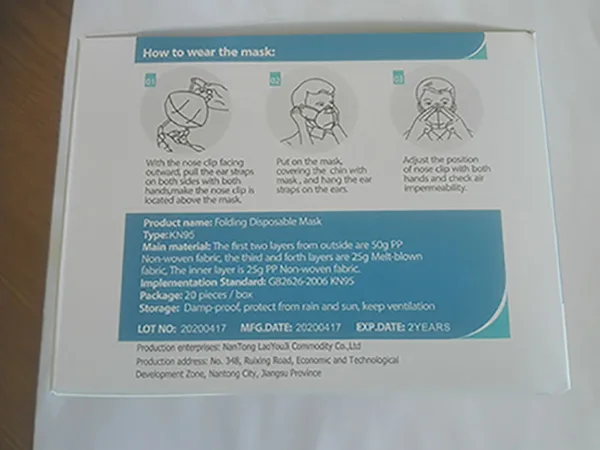 Particle filter mask