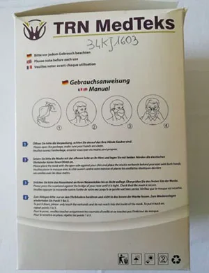 Particle filter mask