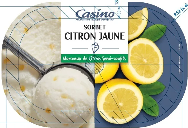 Bac crème glacée et sorbet casino
