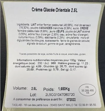 Cremes glacees