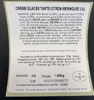 Cremes glacees