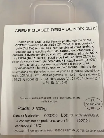 Cremes glacees