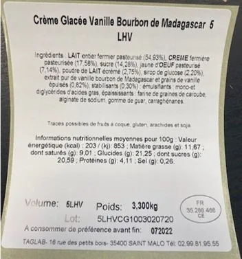 Cremes glacees