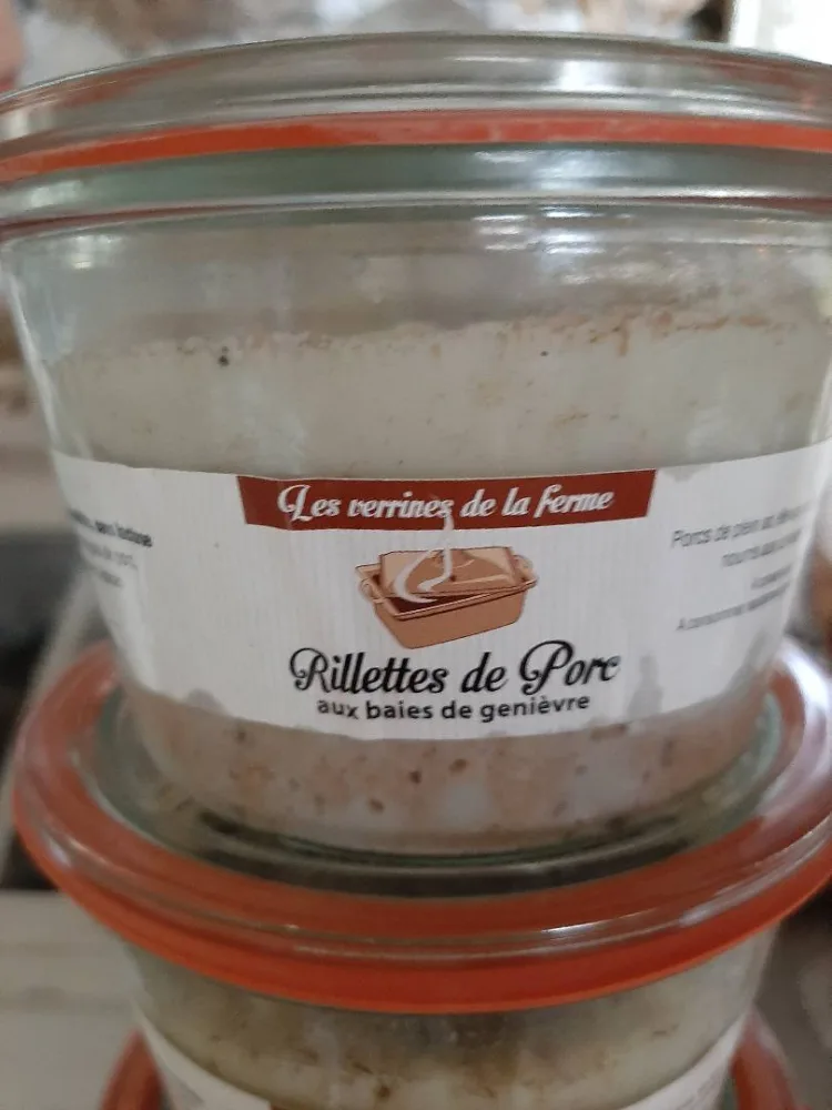 Paté de porc rillettes de porc fromage de tete les verrines de la ferme