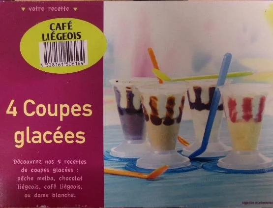 4 coupes glacees cafe liegois