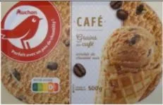 Auchan bac glace cafe 500g