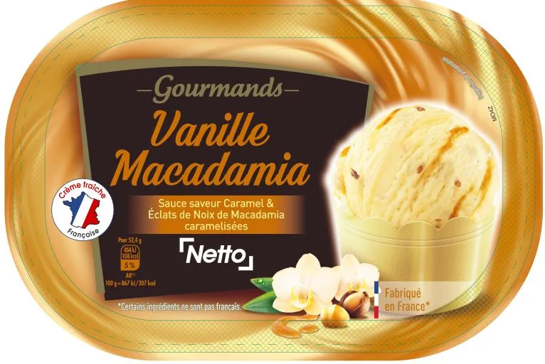 Netto 0.9l vanille macadamia