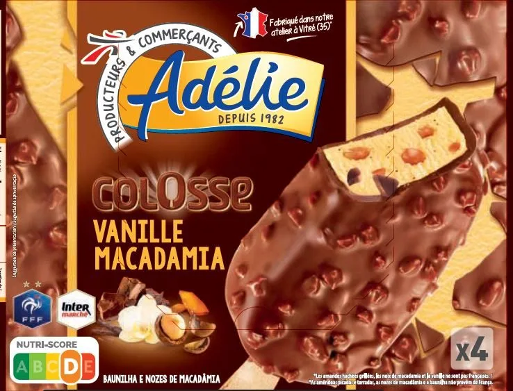 Adelie colosse x4 vanille-macadamia