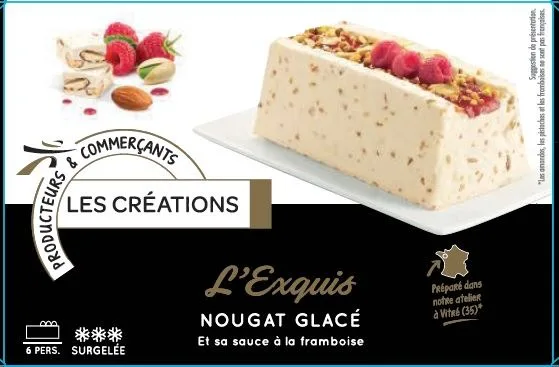 Nougat glace les creations