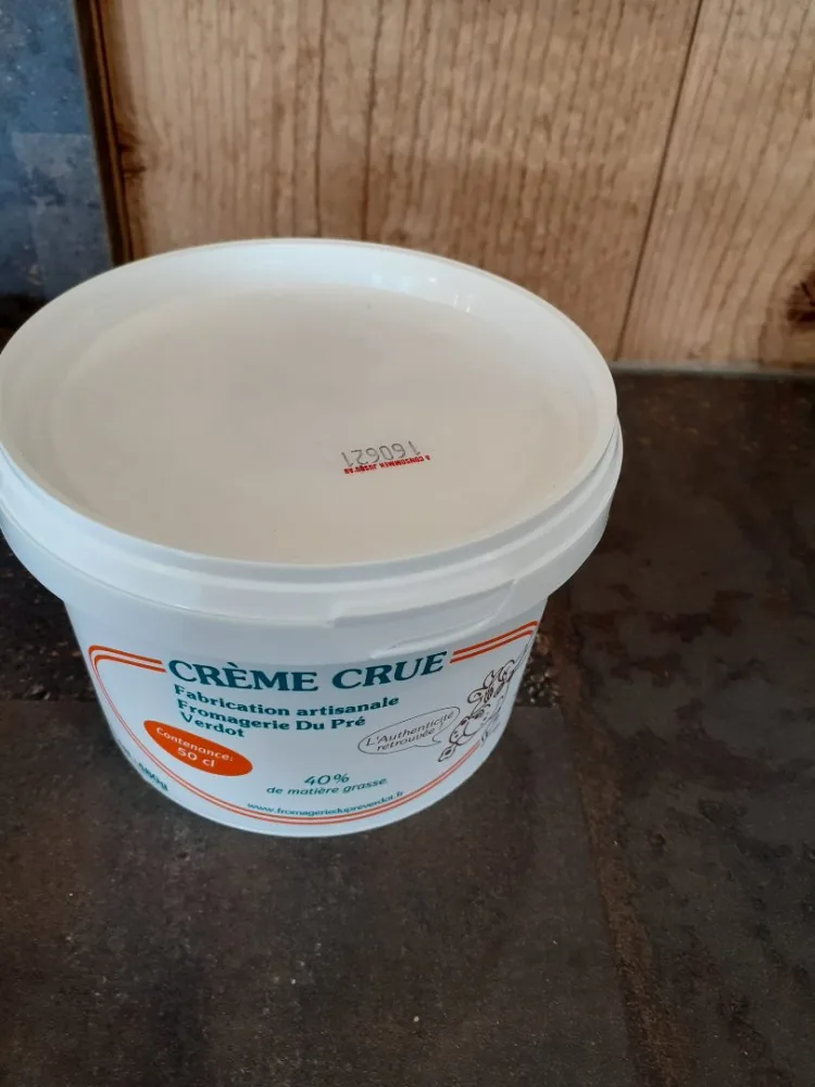 Crème crue