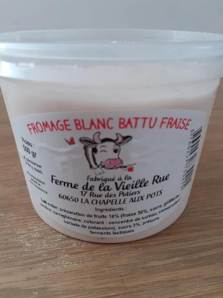 Fromage blanc fermier, formage frais fermier campagne , fromage blanc battu myrtille , formage blanc battu vanille , fromage blanc battu fraise