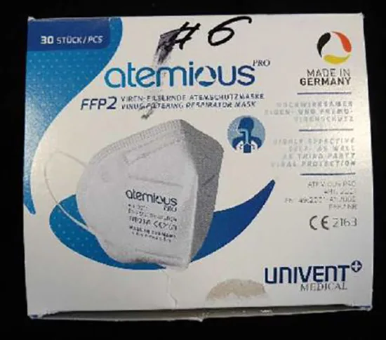 Particle filter mask