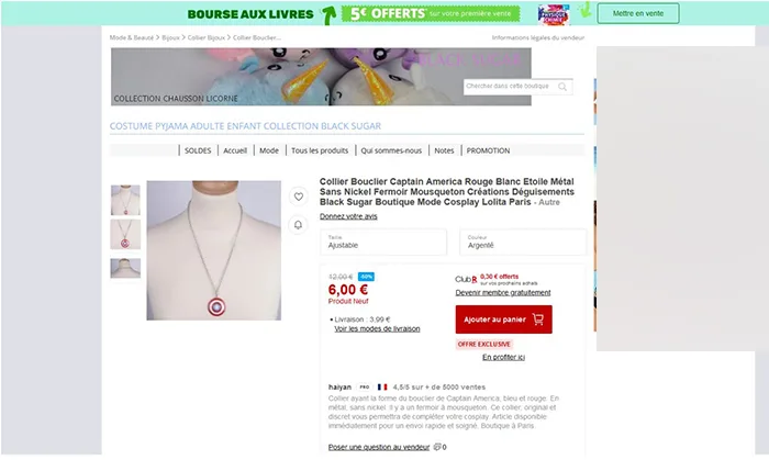 Necklace with pendant