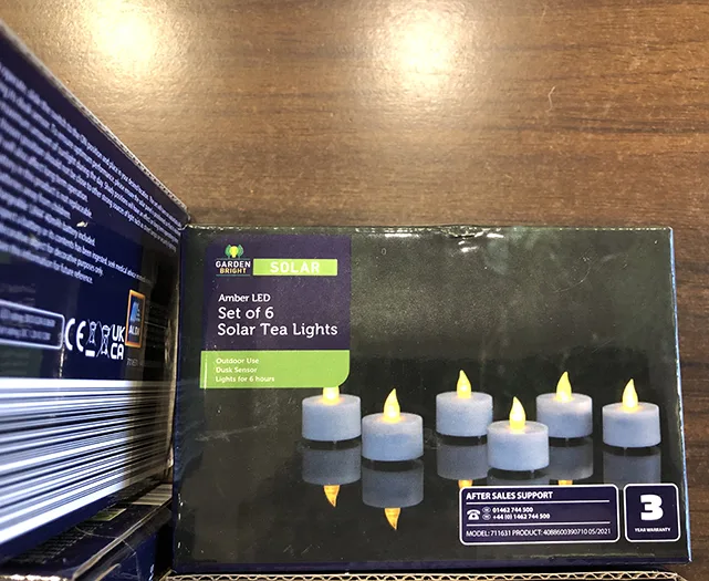 Solar tea lights