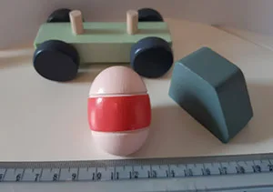 Wooden toy car