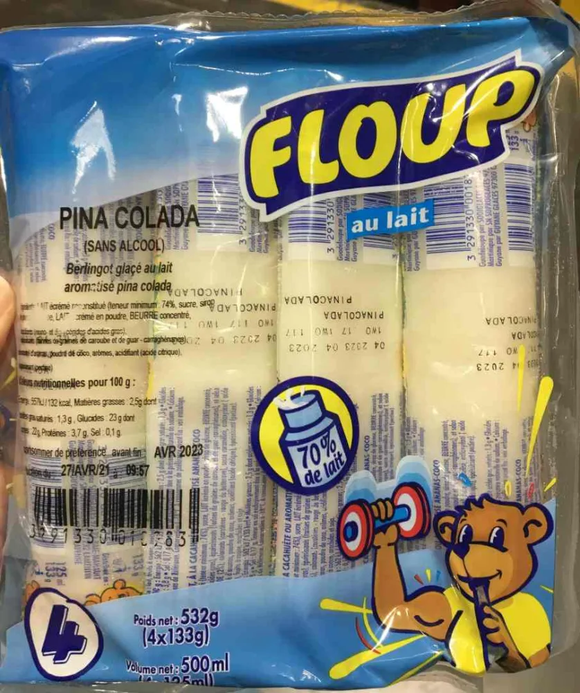 Floup lait pinacolda