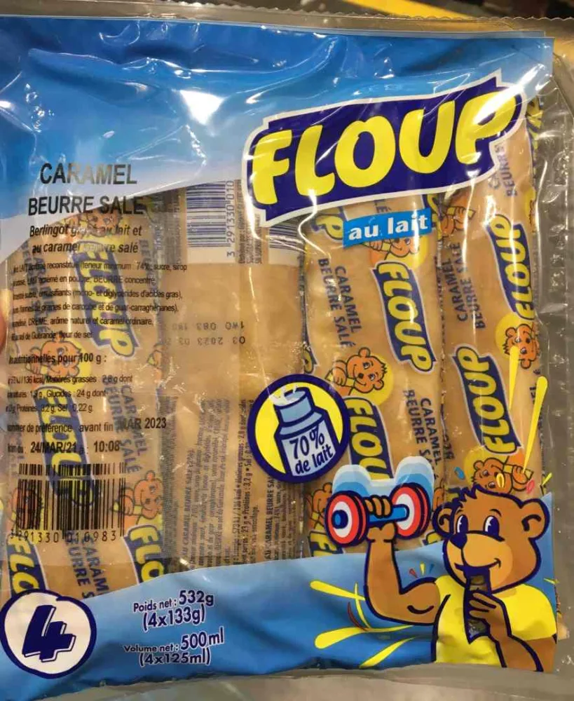 Floup lait caramel au beurre sale