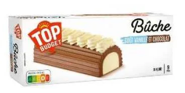 Sans marque buche vanille - chocolat