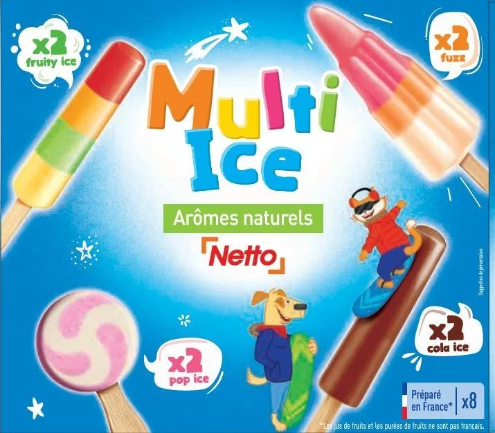 Netto pack panache multi ice x8