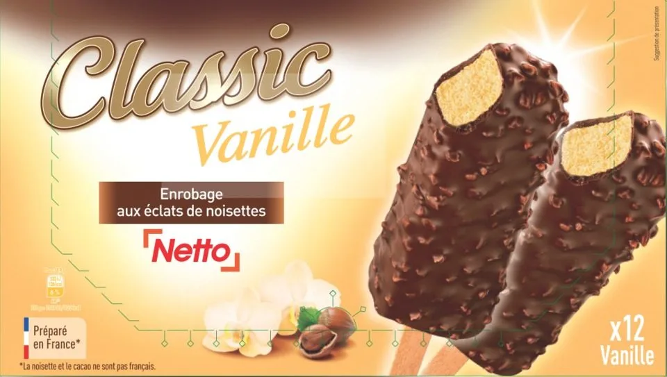 Netto batonnet 12x60ml vanille
