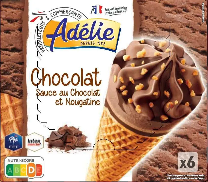 Adelie cone fff chocolat 6x120ml