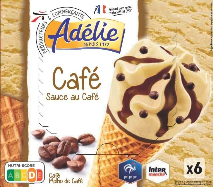 Adelie cone (fff) cafe 6x120ml