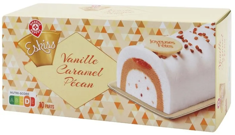 Buche vanille caramel pecan 534g