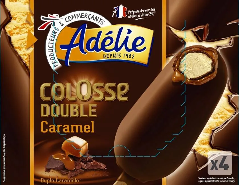 Adelie colosse double 4x90ml caramel
