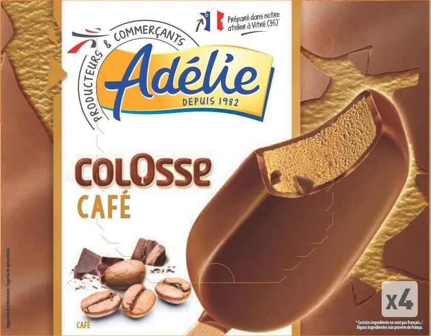 Adelie colosse 4x100ml cafe