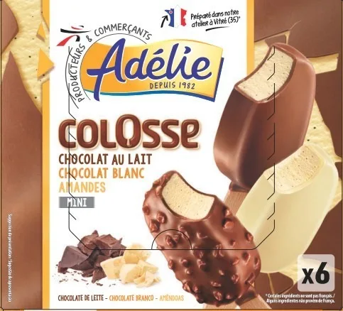 Adelie mini colosse 6x60ml panache vanille