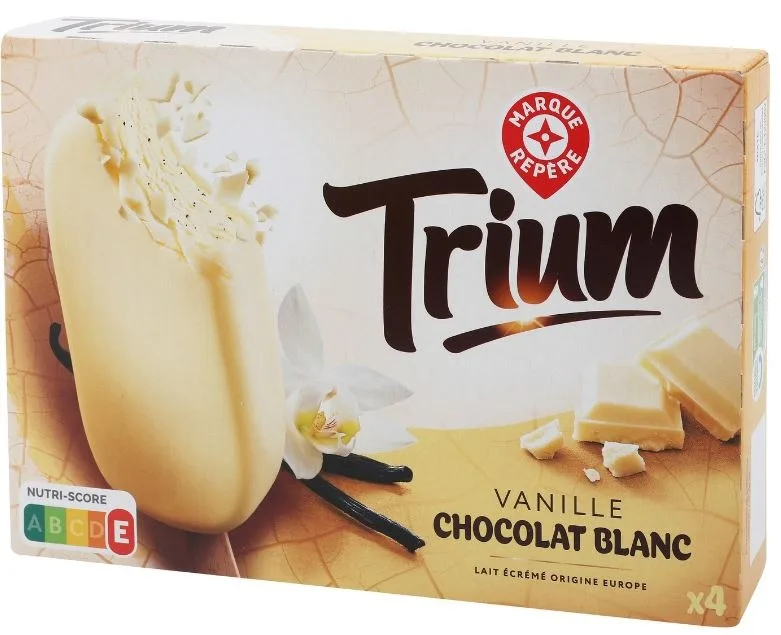 Batonnets vanille chocolat blanc x4 308g