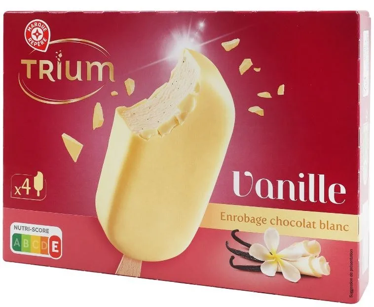 Batonnets vanille chocolat blanc x4 308g