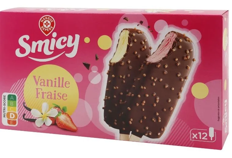 Batonnets vanille fraise x12 456g