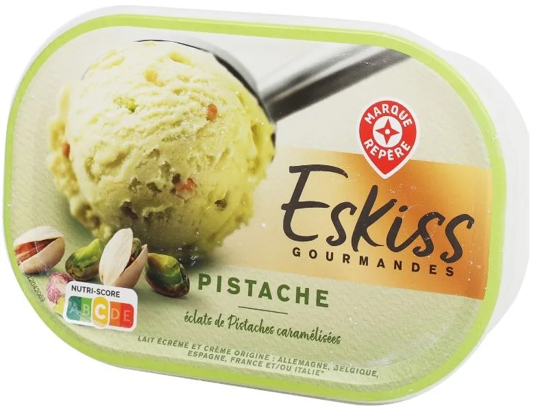 Bac creme glacee pistache 500g