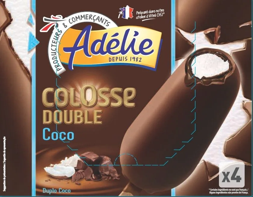 Adelie colosse double 4x90ml coco