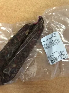 Saucisse seche de foie