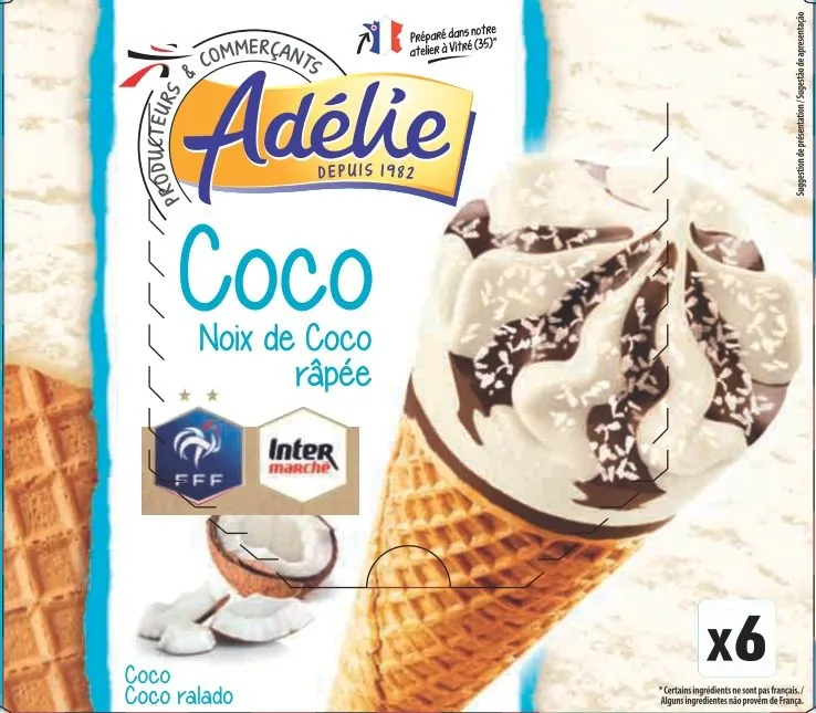Adelie cone (fff) 6x120ml coco