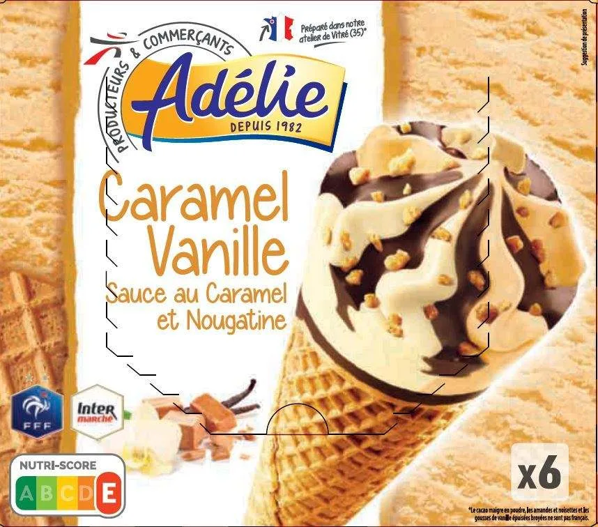 Adelie cone (fff) vanille caramel 6x120ml