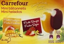 Mini bâtonnets exotic & red fruits x8